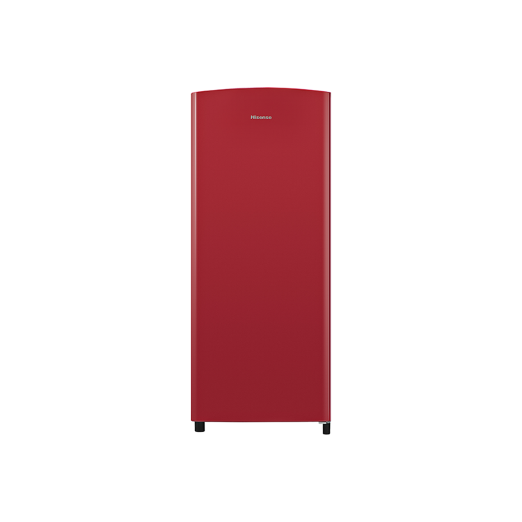 Refurbished Hisense RR220D4ARF Freestanding 164 Litre Fridge Red