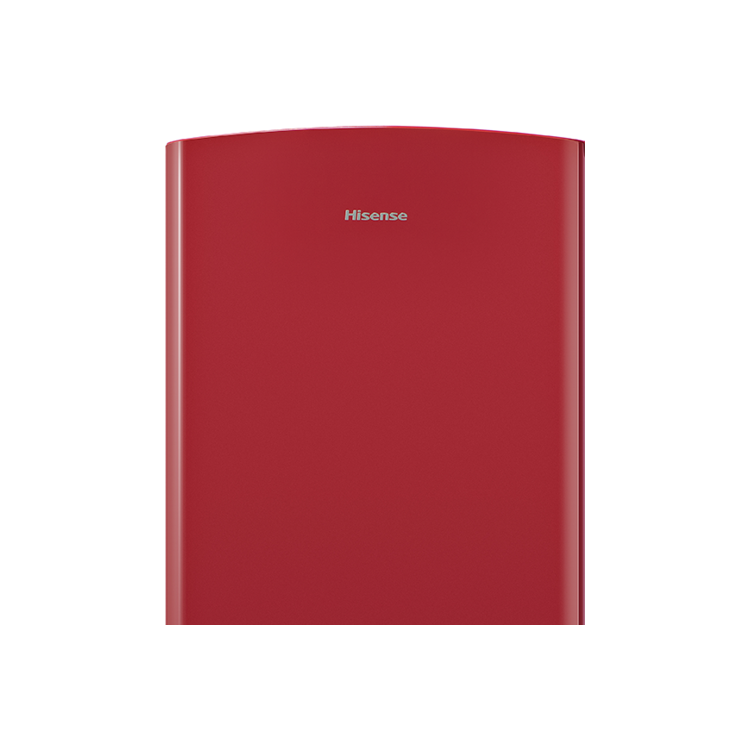 Refurbished Hisense RR220D4ARF Freestanding 164 Litre Fridge Red