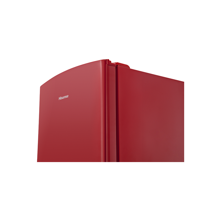 Refurbished Hisense RR220D4ARF Freestanding 164 Litre Fridge Red
