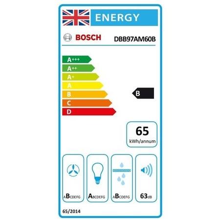 Bosch Series 6 90cm Canopy Cooker Hood - Black