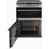 Amica 60cm Double Oven Electric Induction Cooker - Stainless Steel