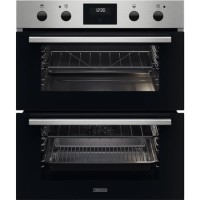Refurbished Zanussi Series 20 ZPHNL3X1 60cm Double Built Under Electric Oven Stainless Steel