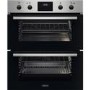 Refurbished Zanussi Series 20 ZPHNL3X1 60cm Double Built Under Electric Oven Stainless Steel