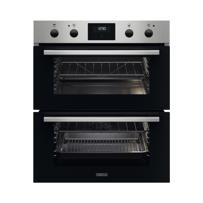Zanussi Series 20 Electric Built Under Double Oven - Stainless steel