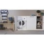 Refurbished Indesit BIWMIL81284 Integrated 8KG 1200 Spin Washing Machine White