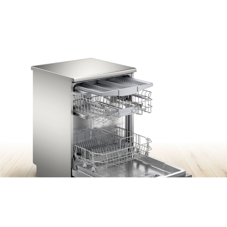 Bosch Series 2 13 Place Settings Freestanding Dishwasher - Silver