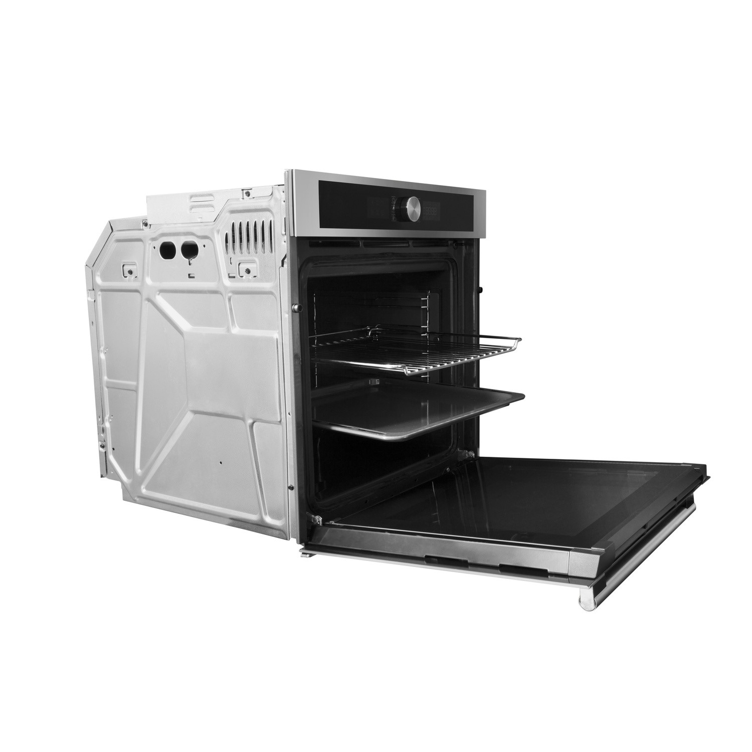 Refurbished Hotpoint SI4854PIX 60cm Single Built In Electric Oven with