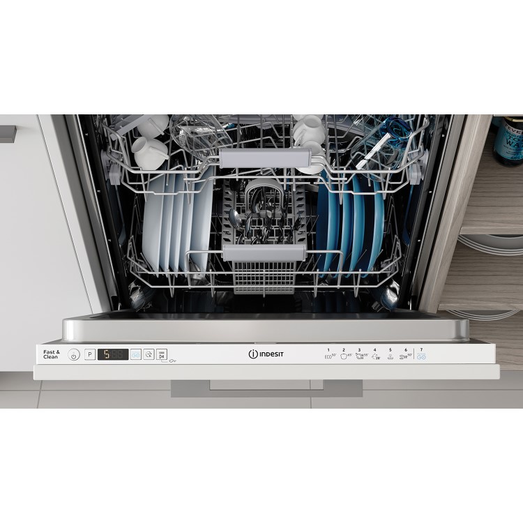 Refurbished Indesit DIC3B16UK 13 Place Fully Integrated Dishwasher