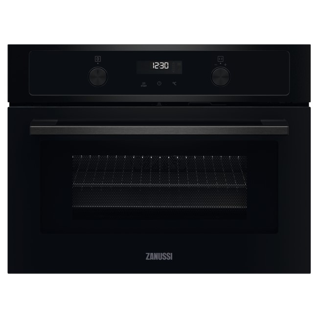 Zanussi Series 60 CombiQuick Built In Compact Microwave Oven - Black