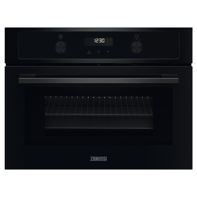 Refurbished Zanussi Series 60 ZVENM7K1 Built in 43L 1000W CombiQuick Compact Microwave Oven Black