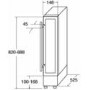 Refurbished CDA FWC153BL Freestanding 19 Bottle Single Zone Under Counter Wine Cooler Black