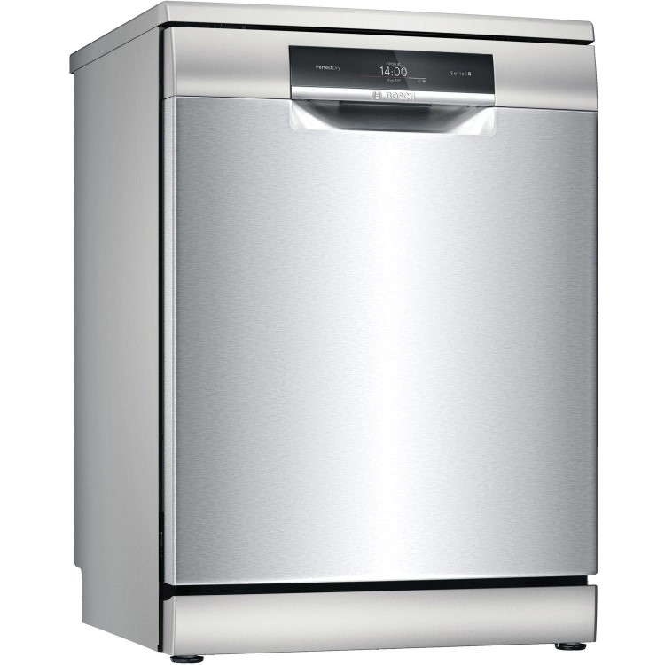 Refurbished Bosch Serie 8 SMS8YCI03E 14 Place Freestanding Dishwasher Silver