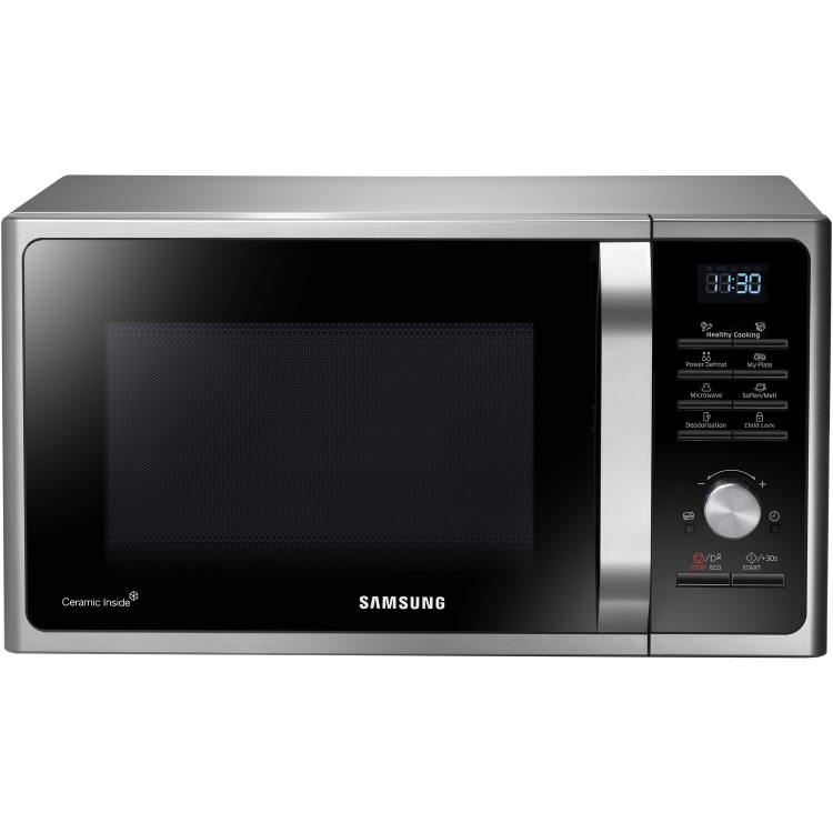 Refurbished Samsung MS28F303TAS 28L 1000W Solo Microwave Silver