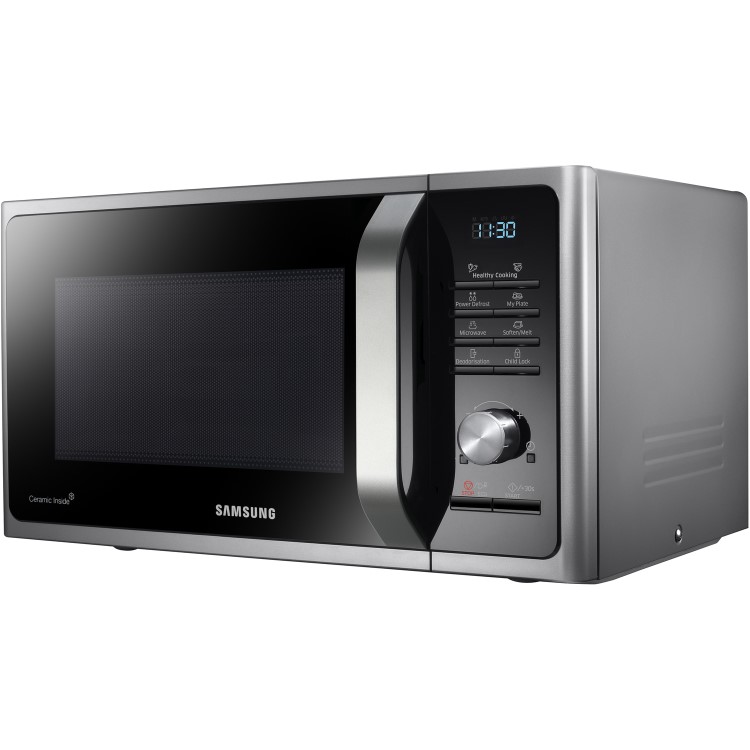 Refurbished Samsung MS28F303TAS 28L 1000W Solo Microwave Silver
