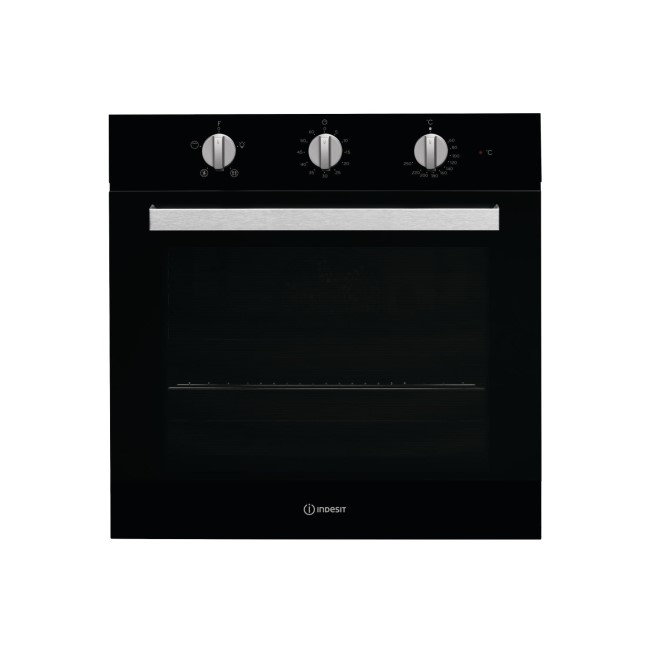 Indesit IFW6330BL Aria Electric Fan Assisted Single Oven - Black