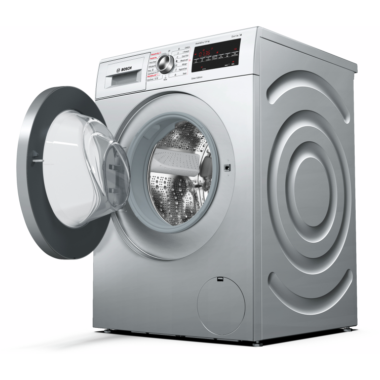 Refurbished Bosch Serie 6 WVG3047SGB Freestanding 7/4KG 1500 Spin Washer Dryer Silver