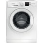 Refurbished Hotpoint Anti-Stain NSWM743UWUKN Freestanding 7KG 1400 Spin Washing Machine White