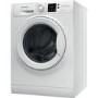 Refurbished Hotpoint Anti-Stain NSWM743UWUKN Freestanding 7KG 1400 Spin Washing Machine White