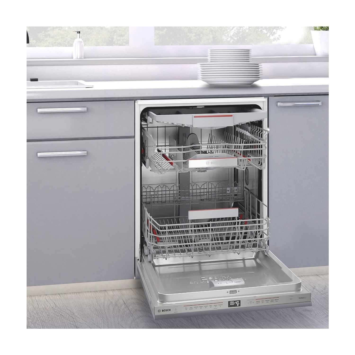Standing Dishwasher Stainless Steel Bosch Serie Sms46iw08g Review