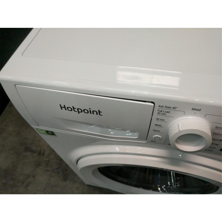 Refurbished Hotpoint NSWM743UWUKN Freestanding 7KG 1400 Spin Washing Machine White