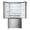 Hisense 596 Litre French Style American Fridge Freezer With Super Cooling  - Stainless Steel Look