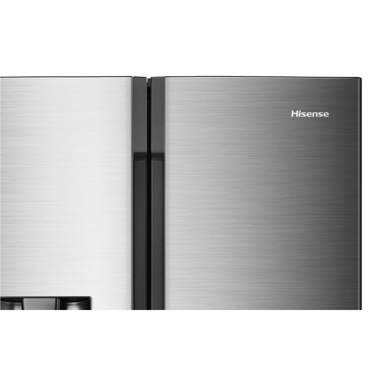 Refurbished Hisense RF750N4ISF 596 Litre American Fridge Freezer With Super Cooling Stainless Steel Look