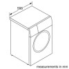 Bosch Series 4 7kg 1400 Freestanding Washing Machine - White