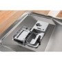 Indesit 10 Place Settings Freestanding Slimline Dishwasher - Silver