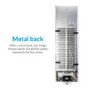 electriQ 235 Litre 50/50 Integrated Fridge Freezer - White 