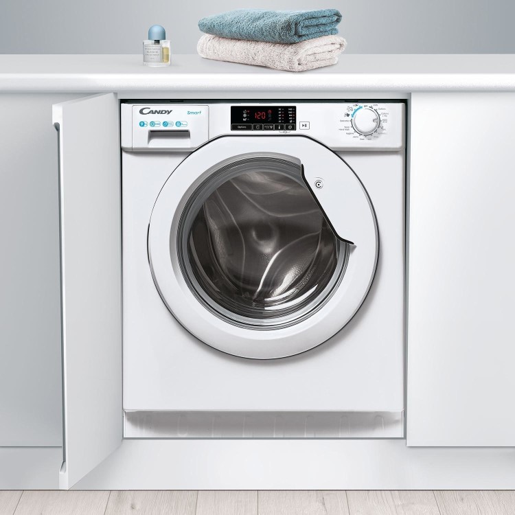 Refurbished Candy CBW49D1W4-80 Integrated 9KG 1400 Spin Washing Machine