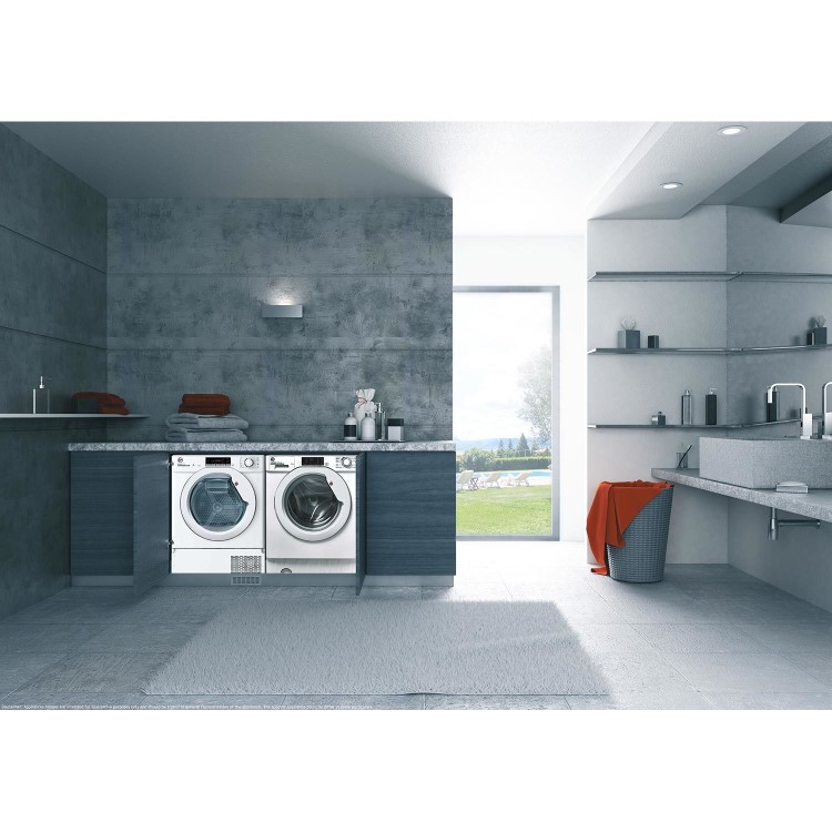 Hoover H-WASH 300 8kg 1400rpm Integrated Washing Machine - White