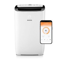 electriQ EcoSilent 10500 BTU Smart Portable Air Conditioner with Air Purifier and Heat Pump 