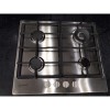 Refurbished Indesit Aria THP641WIXI 58cm 4 Burner Gas Hob with Wok Burner Stainless Steel