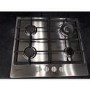 Refurbished Indesit Aria THP641WIXI 58cm 4 Burner Gas Hob with Wok Burner Stainless Steel