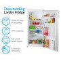 electriQ 204 Litre Freestanding Larder Fridge - White