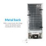 electriQ 204 Litre Freestanding Larder Fridge - White