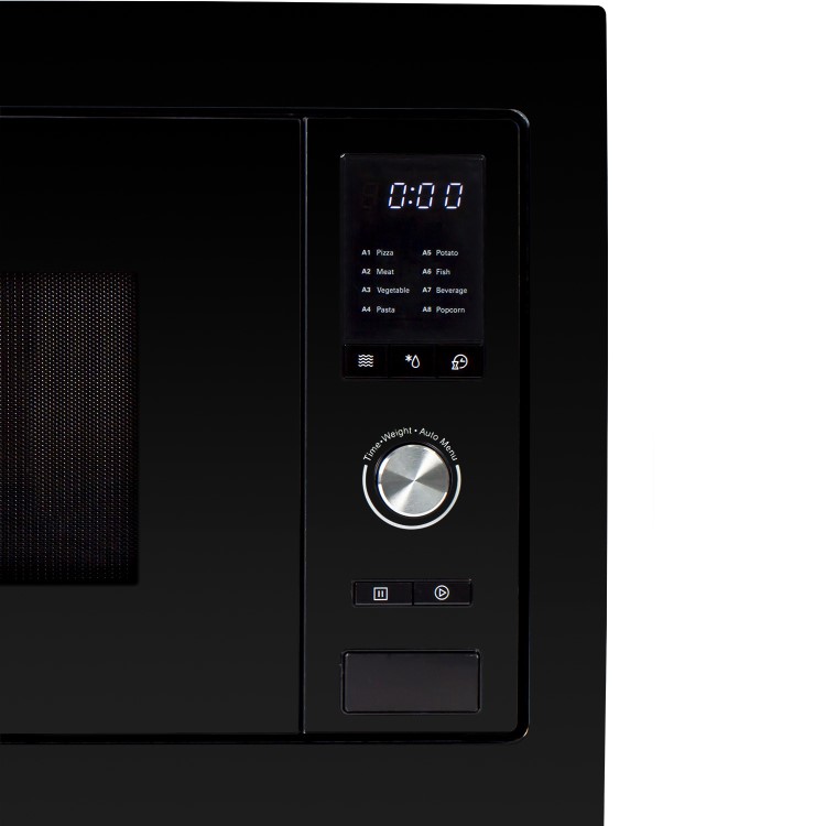 Refurbished electriQ eiQMOBISOLO25BLACK Built In 25L Standard Solo Microwave