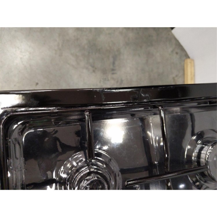 Refurbished electriQ EQDFC360BL 60cm Dual Fuel Cooker with Double Oven Black