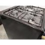 Refurbished electriQ EQDFC360BL 60cm Dual Fuel Cooker with Double Oven Black