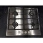 Refurbished Indesit Aria THP641WIXI 58cm 4 Burner Gas Hob with Wok Burner Stainless Steel