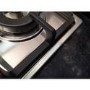 Refurbished Indesit Aria THP641WIXI 58cm 4 Burner Gas Hob with Wok Burner Stainless Steel