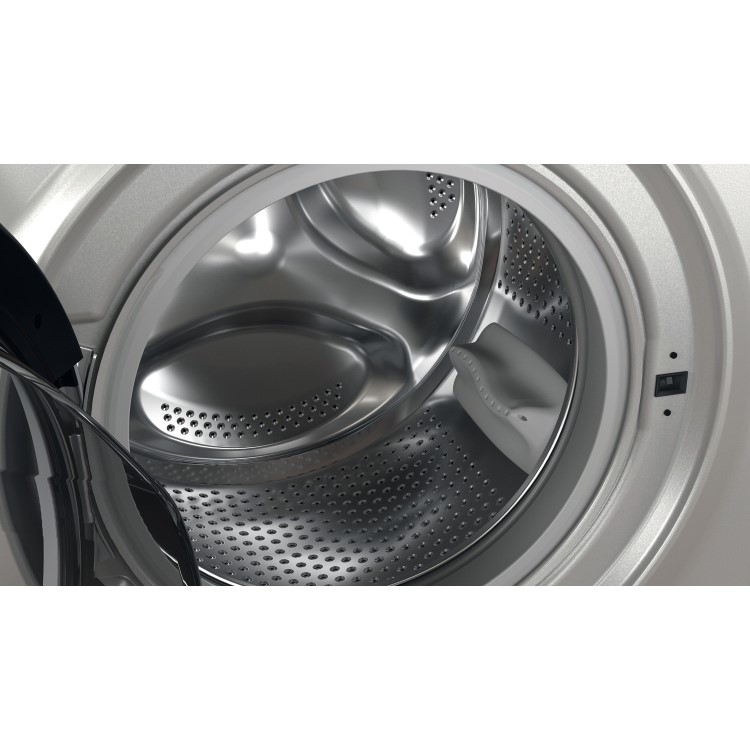 Refurbished Hotpoint NSWM845CGGUKN Freestanding 8KG 1400 Spin Washing Machine Graphite