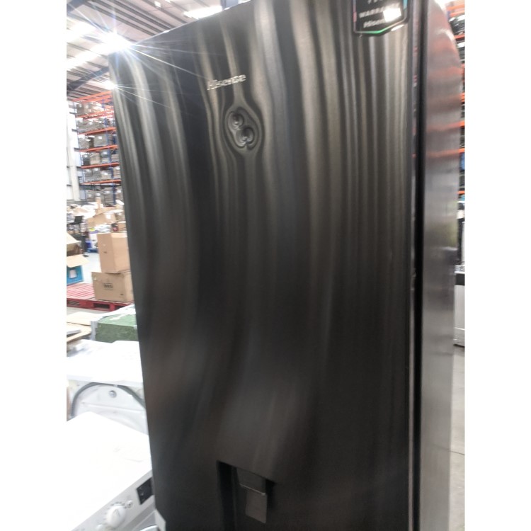 Refurbished Hisense RB435N4WFE Freestanding 336 Litre 60/40 Fridge Freezer Black