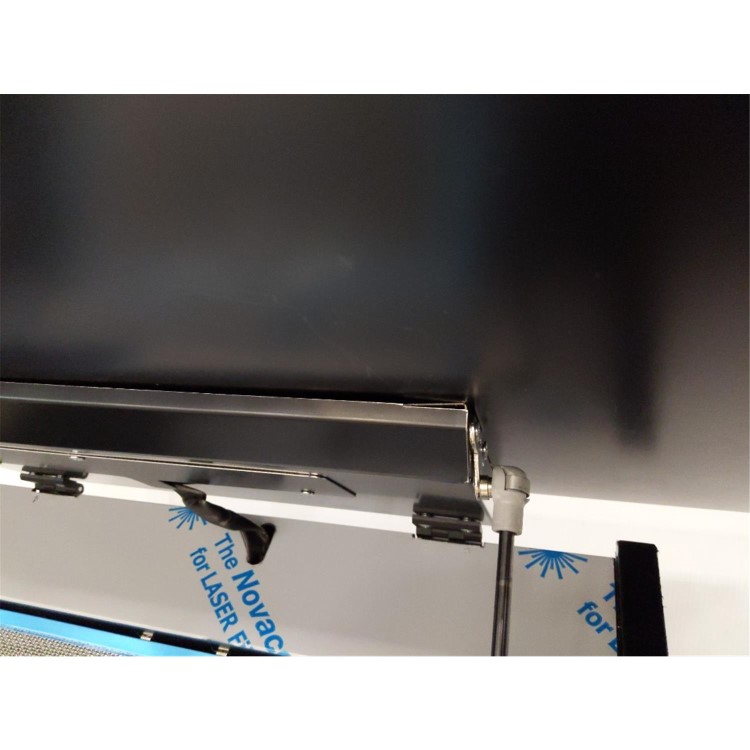 Refurbished Smeg KV28N 80cm Angled Chimney Cooker Hood Black