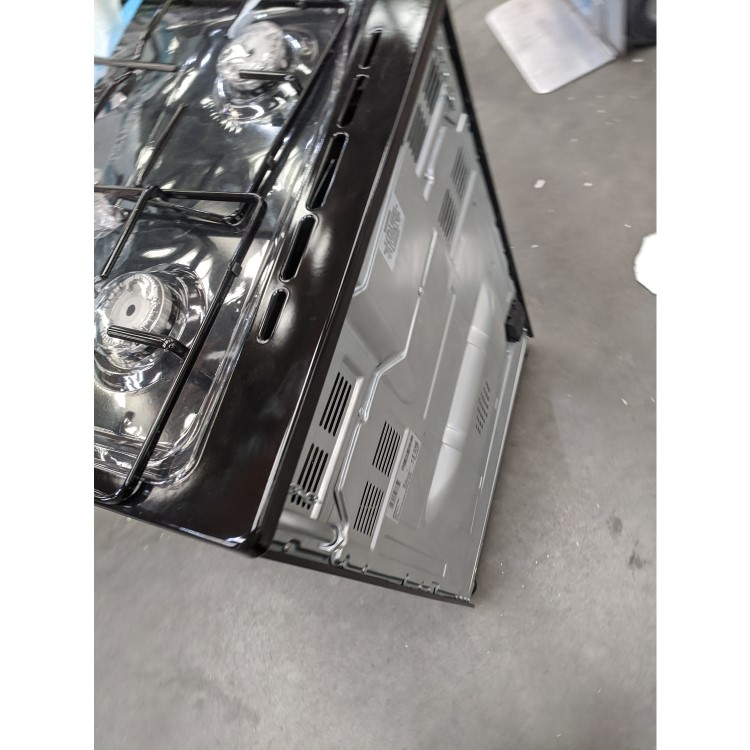Refurbished electriQ EQDFC360CG 60cm Dual Fuel Cooker with Double Oven Charcoal Grey