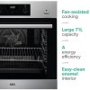 AEG 6000 Electric Single Oven - Stainless Steel