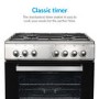 Refurbished electriQ Single oven Dual Fuel Stainless Steel
