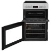 Beko 60cm Double Oven Electric Cooker - Silver