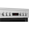 Beko 60cm Double Oven Electric Cooker - Silver