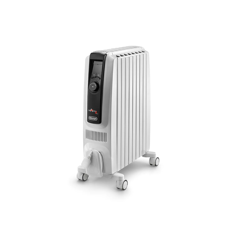 GRADE A3 - DeLonghi Dragon 4 2kW Oil Filled Radiator 8 Fin with Digital Display & Increased Radiant Surface